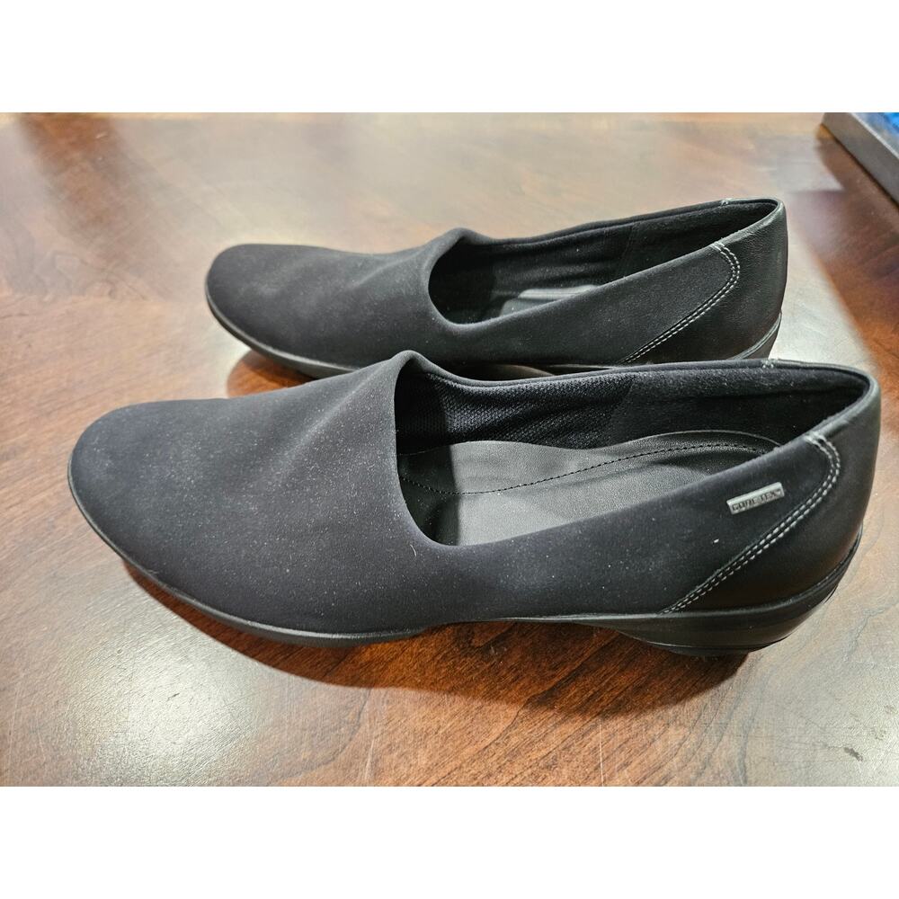 ECCO Shoes Gore Tex Rise GTX Women's Size 41 (US 10-10.5) Slip On Loafers Black - Picture 6 of 9